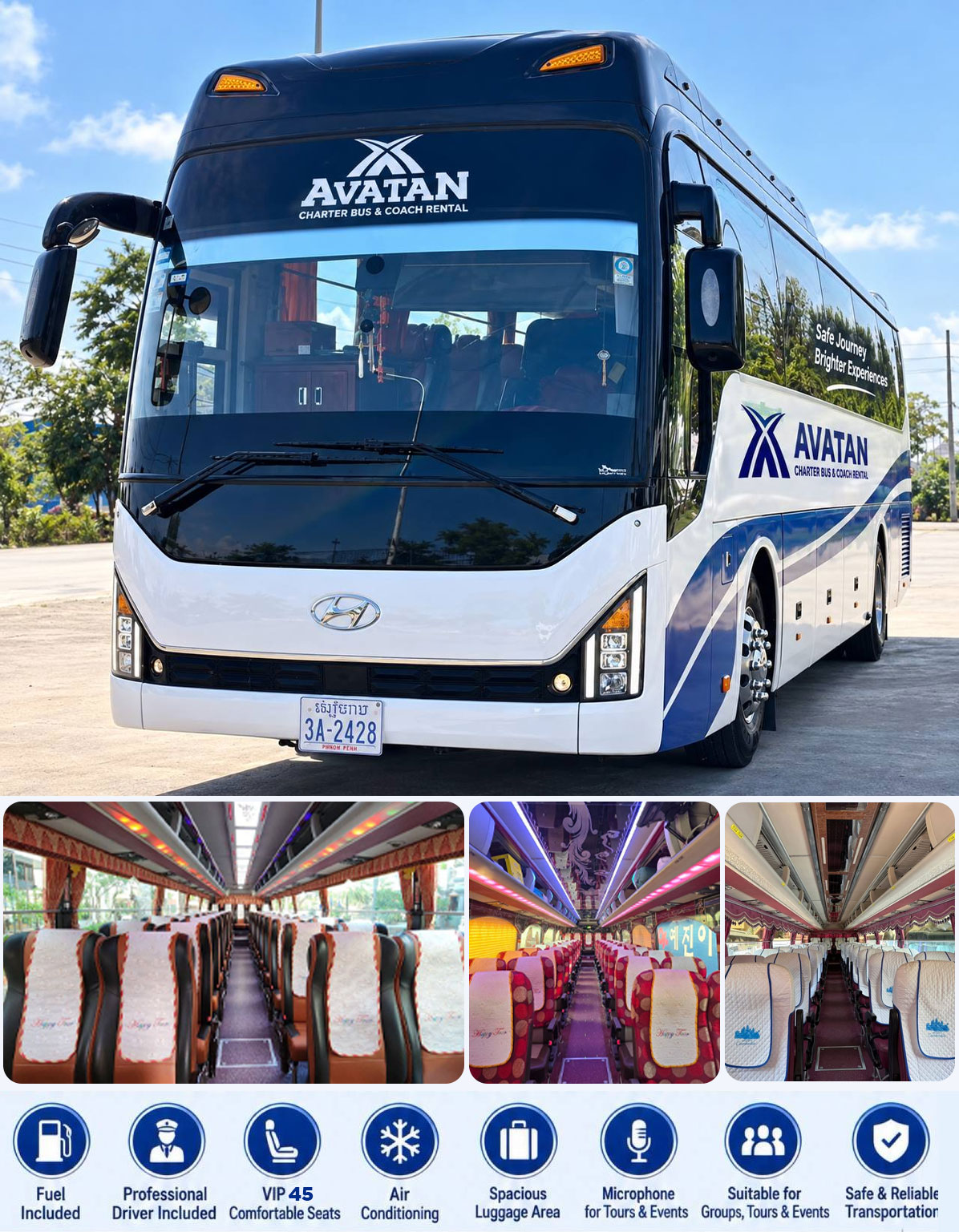 45 Seater Luxury Bus